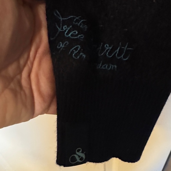 Scotch & Soda Amsterdam Wool Blend Navy Hoodie - XL - Picture 3 of 7